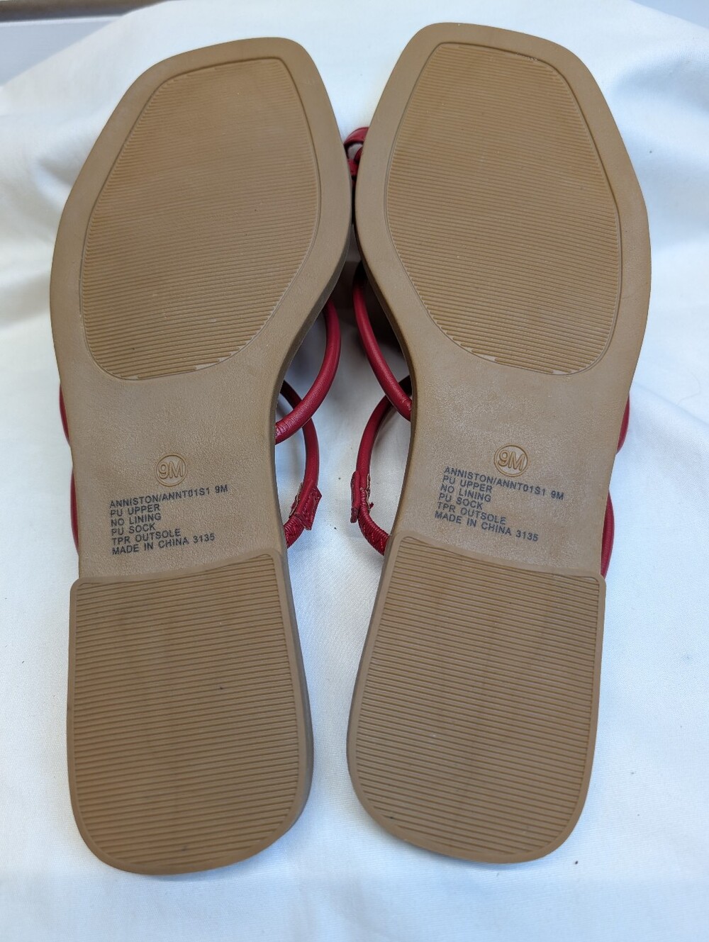 Steve Madden Anniston Red Sandal Size 9 NEW - Picture 6 of 7
